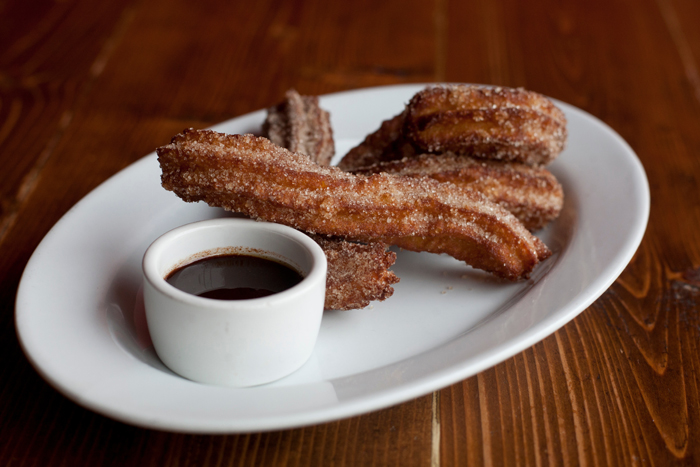 Cindy Chew 3/24/12 Crispy Churros with Mexican Chocolate at DoÃ±a TomÃ¡s.